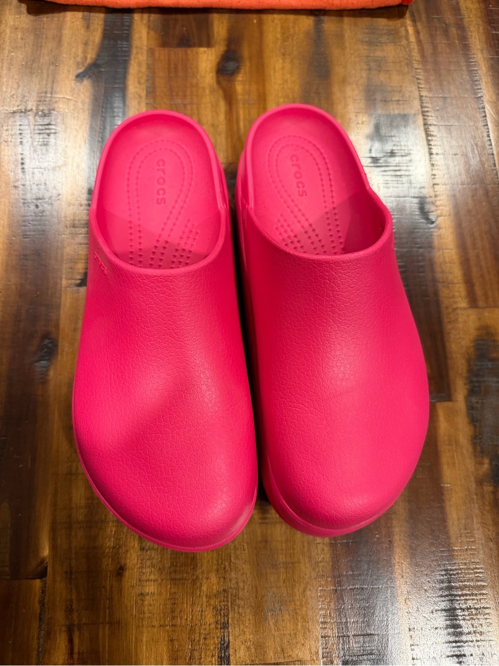 Hot Pink Dylan Platform Crocs